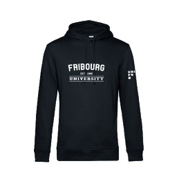 Sweat à capuche UniFR homme Biologique Noir