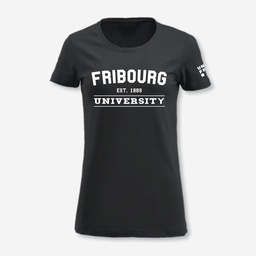 T-shirt UniFR femme biologique Noir